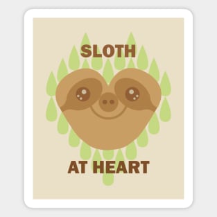 Sloth at Heart Magnet